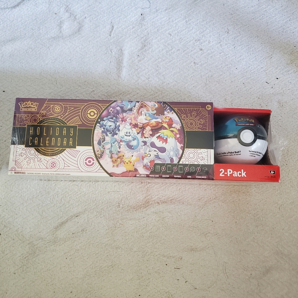 Pokémon Holiday Calendar 2025 2-Pack From Costco Factory Sealed